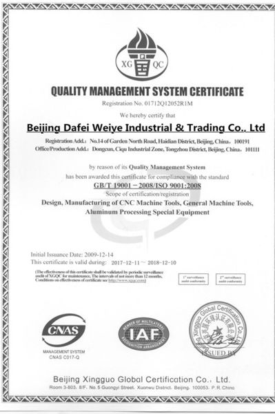 Beijing Dafei Weiye Industrial & Trading Co., Ltd.